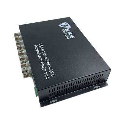 porto video do conversor BNC dos meios da fibra dos dados de 16ch RS485 para a câmera do Cctv