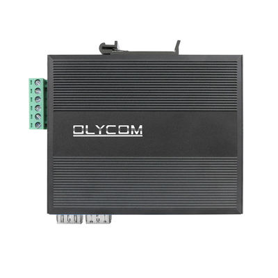 Interruptor de rede industrial 6 portas Ethernet rápido 10/100Mbps Rede de fibra Realtek Não gerenciada
