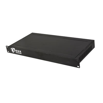 HD 1080P AHD CVI TVI Fibra de vídeo Digital Converter Óptico 16 Port AC 220V Entrada
