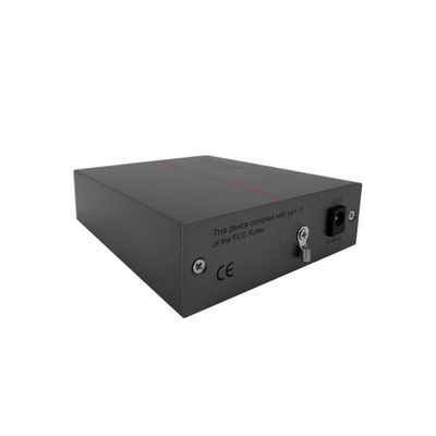 850nm Fibra Óptica PoE Media Converter Gigabit Network Multimode SFP Cage não gerenciado