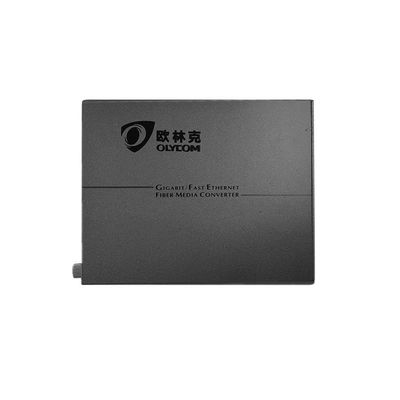 850nm Fibra Óptica PoE Media Converter Gigabit Network Multimode SFP Cage não gerenciado
