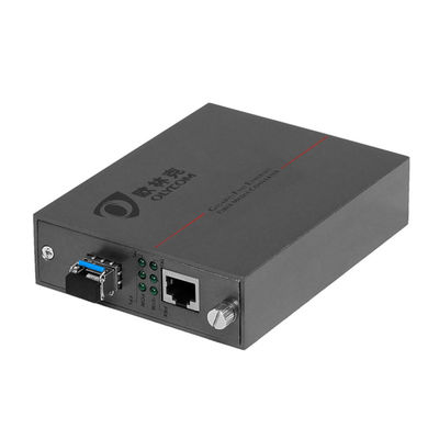 10/100M POE Fibra Óptica Ethernet Convertidor de Mídia LC Fibra SFP Megabit Não gerenciado