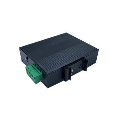Comutador de rede industrial com 2 portas SFP e alta tensão para ambientes externos