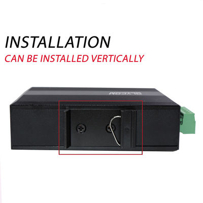 5 Portos do switch da rede industrial Hub 10/100Mbps SC Connector não gerenciado Baseado em Realtek