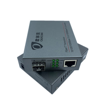 Câmeras do IP do conversor 10/100/1000M For dos meios da fibra do ponto de entrada do LC SFP do único modo