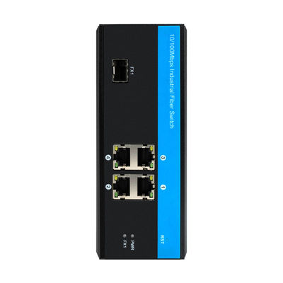 4 Portos Hub de comutação de rede industrial 10/100Mbps Ethernet rápido CE FCC não gerenciado