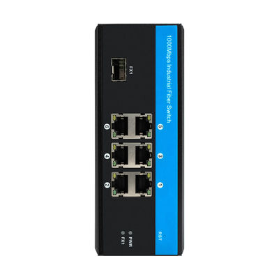 6 portas 40 Gigabit Ethernet Switch Ethernet Rail Switch 9-36VDC Industrial Fiber Switch