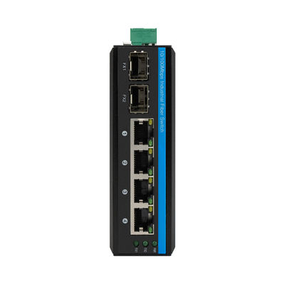 Olycom 4-Port PoE Switch Fast Ethernet SFP Fibra Industrial Nível 120W Orçamento Uso ao ar livre