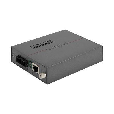 Conversor de Fibra de Mídia de Modo Único Gigabit Ethernet DC5V 2U Chassis montado CE não gerenciado