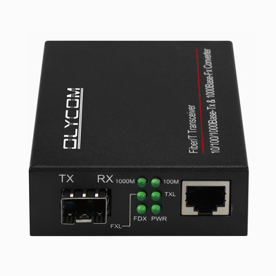 Câmeras do IP do conversor 10/100/1000M For dos meios da fibra do ponto de entrada do LC SFP do único modo