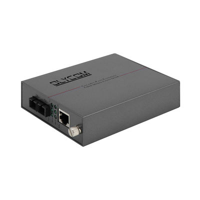 10/100M Ethernet Fibra Media Converter SC Connector Rack Montável DC5V LFPT não gerenciado