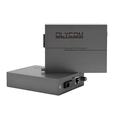 Auto conversor de detecção 10/100/1000Mbps dos meios dos ethernet da fibra ótica do gigabit