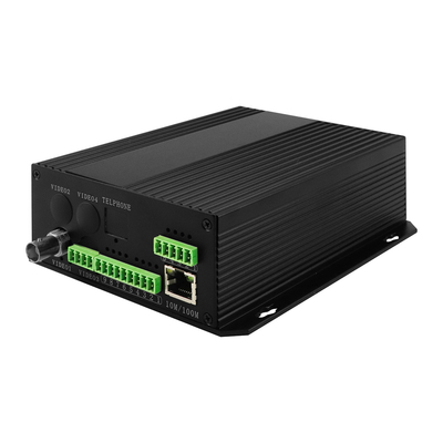 Bidi Data Dry Contact Converter de Fibra de Vídeo Análogo RS232 RS485 montado em rack DC12V