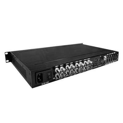 16 portas AHD CVI TVI CVBS Vídeo para conversor de fibra HD 1080P CCTV Monitoramento AC220V