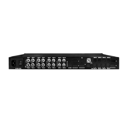 16 portas AHD CVI TVI CVBS Vídeo para conversor de fibra HD 1080P CCTV Monitoramento AC220V