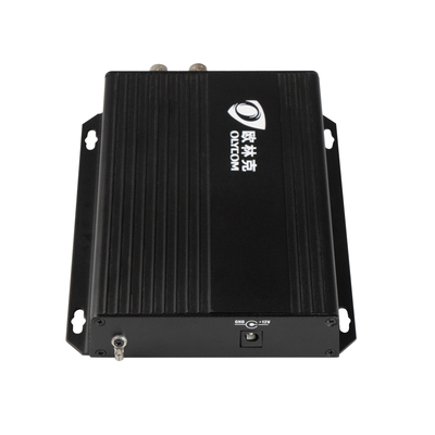 3G-SDI Transmissor Óptico de Vídeo Receptor BNC Port With 2 SDI Output DC12V SFP Slot