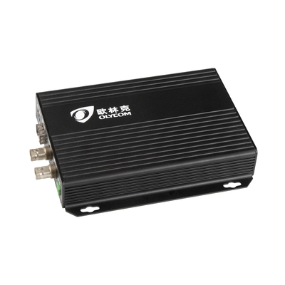 A fibra video 1310 do LC do prolongamento da fibra dos dados de HD-SDI RS485/1550nm 20Km 12V entrou