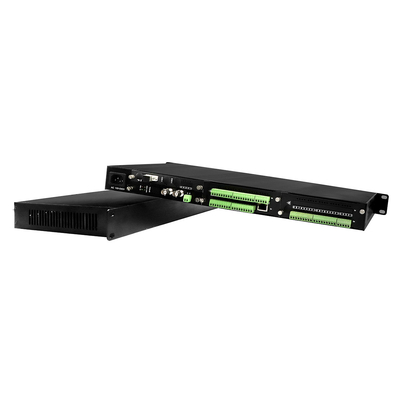 3G SDI Video Ethernet Data Fiber Converter Bidi RS232 Contato de fechamento Extensor óptico 1U Rack