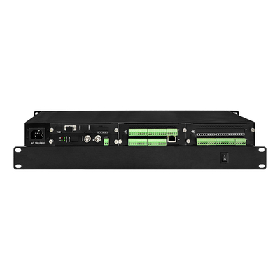 3G SDI Video Ethernet Data Fiber Converter Bidi RS232 Contato de fechamento Extensor óptico 1U Rack
