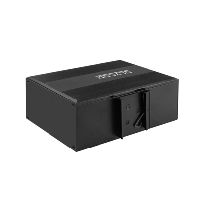 8 Port PoE Managed Switch L2 Fibra Óptica Gigabit Gestível Redes Rugged DIN Rail