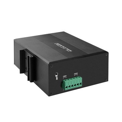10 Portos L2 Gerenciado Fibra Switch Gigabit Ethernet Rugged VLAN RRPS gerenciável CE